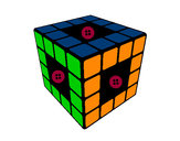 Dibujo Cubo de Rubik pintado por albarico 