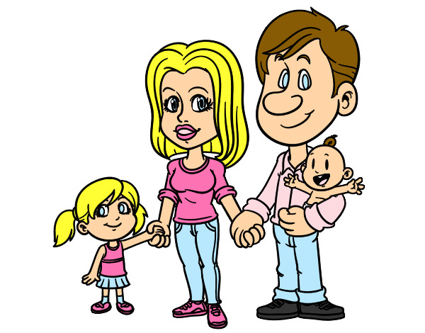 Dibujo Familia feliz pintado por carmenms12