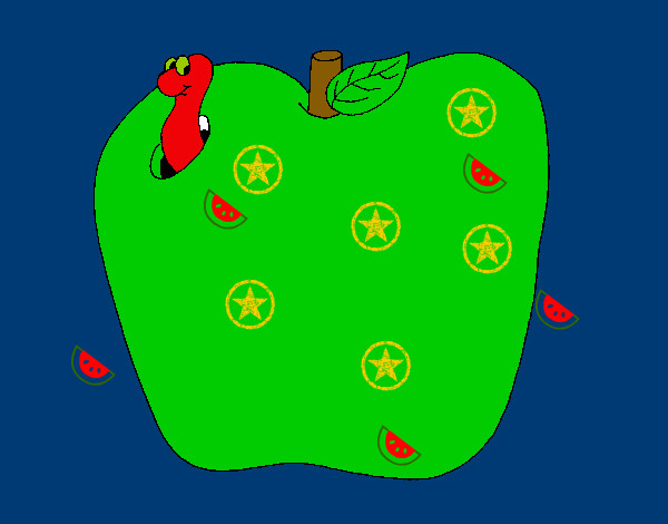 la manzana y el gusano