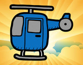 Dibujo Helicóptero ligero pintado por Jeriel