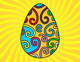 Dibujo Huevo decorado pintado por pilarmayat