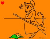 Dibujo La ratita presumida 2 pintado por 088sote