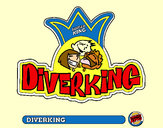 Dibujo Logo Diverking pintado por stellax