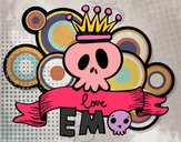 Dibujo Love Emo pintado por cami444
