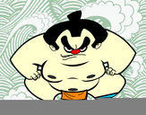 Dibujo Luchador de sumo pintado por mar_gris