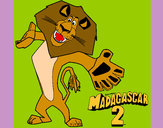 Dibujo Madagascar 2 Alex 2 pintado por pingo