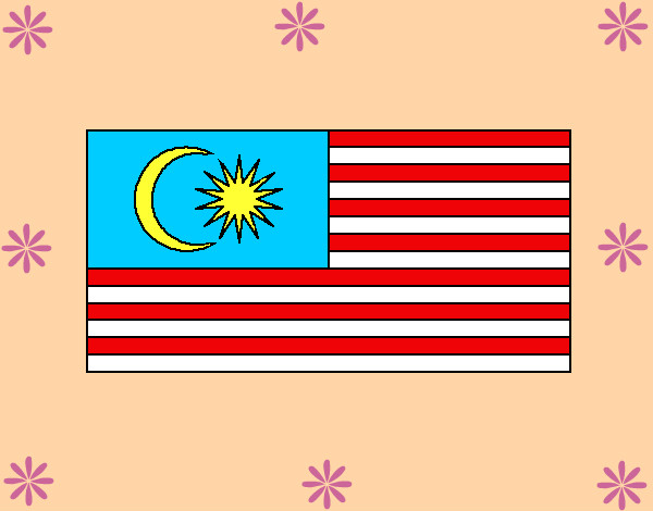 bandera de malasia