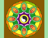 Dibujo Mandala 26 pintado por tnorelis