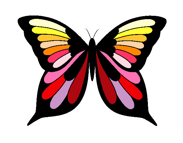 Dibujo Mariposa 19 pintado por janmafer