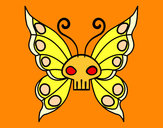 Dibujo Mariposa Emo pintado por seyka