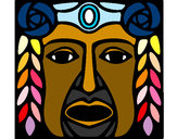 Dibujo Máscara Maya pintado por rochicruz 