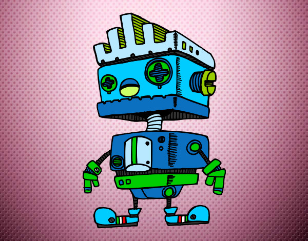 Robot con cresta