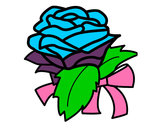 Dibujo Rosa, flor pintado por danna11