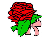 Dibujo Rosa, flor pintado por Sandrixbel