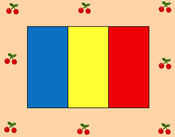 bandera de rumania