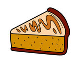 Dibujo Tarta de caramelo pintado por burgerking