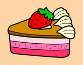 Dibujo Tarta de fresas pintado por burgerking