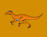 Dibujo Velociraptor pintado por JEFTE