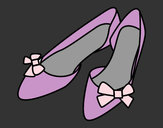 Dibujo Zapatos con lazos pintado por Milyy