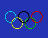Dibujo Anillas de los juegos olimpícos pintado por ianna
