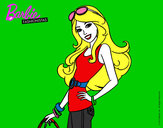 Dibujo Barbie casual pintado por espectro