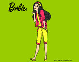 Dibujo Barbie con look casual pintado por alma11