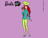 Dibujo Barbie de chef pintado por alma11