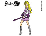 Dibujo Barbie la rockera pintado por zaray