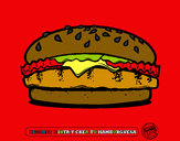 Dibujo Crea tu hamburguesa pintado por alvarocac