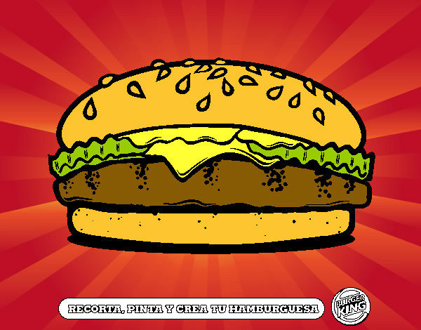 Dibujo Crea tu hamburguesa pintado por m-l-p-c