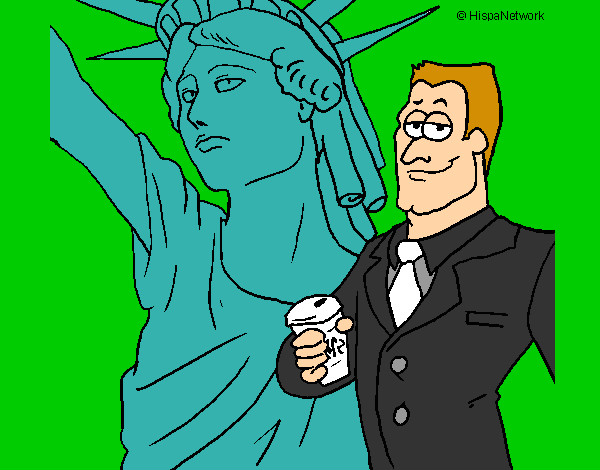 Dibujo Estados Unidos de América pintado por Hercules