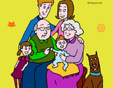 Dibujo Familia pintado por Mari8