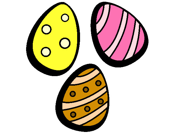 Dibujo Huevos de pascua IV pintado por edu001