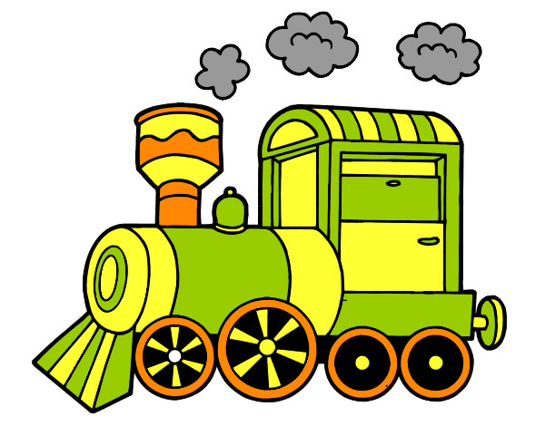 Dibujo de tren verde pintado por Angieml en  el día 10-08-12 a  las 09:16:14. Imprime, pinta o colorea tus propios dibujos!