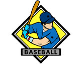 Dibujo Logo de béisbol pintado por Hercules