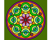 Dibujo Mandala 35 pintado por Gg2012