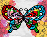 Dibujo Mariposa bonita pintado por riveritas