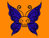 Dibujo Mariposa Emo pintado por adrisl