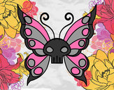 Dibujo Mariposa Emo pintado por marceline1