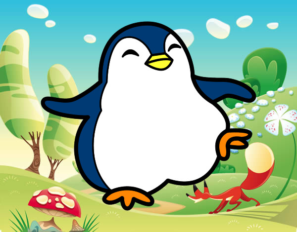 Pingüino bailando