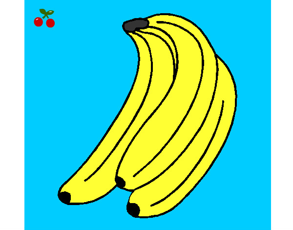 Dibujo Plátanos pintado por cristian45