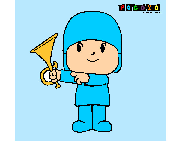 Pocoyo y su trompetita