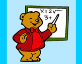 Dibujo Profesor oso pintado por JhoaYY