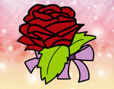 Dibujo Rosa, flor pintado por DEMF