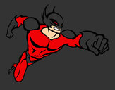 Dibujo Superhéroe sin capa pintado por Rikardoa