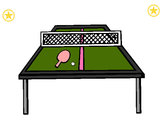 Dibujo Tenis de mesa 1 pintado por Evita123