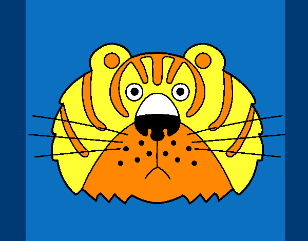 Dibujo Tigre III pintado por ianna