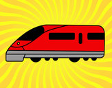 Dibujo Tren rápido pintado por jorge-gonz