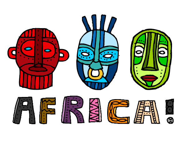 Dibujo Tribus de África pintado por Sulamita