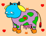 Dibujo Vaca pensativa pintado por Mario2004